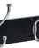 Modern Wall Mounted Coat Rack, Metal With 10-Hanger Hook, Simple Design, Black