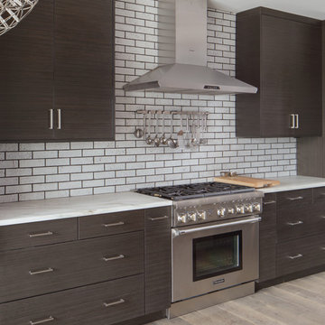 Contemporary Kitchen Cabinets with an Industrial Feel