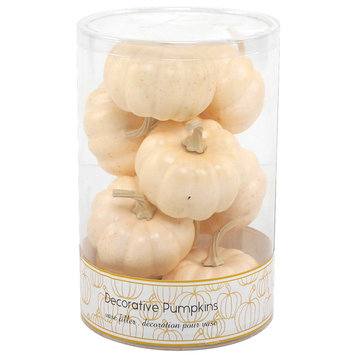 8 Pcs Boxed  Pumpkins (Cream)