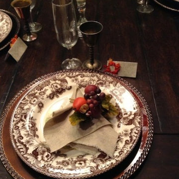 2013 Rustic Fall/Thanksgiving Tablescape Idea