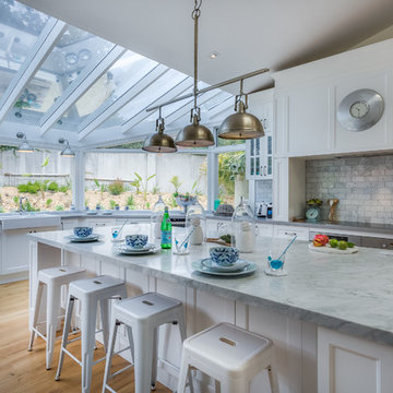 KITCHEN BUILT OVER INDOOR POOL