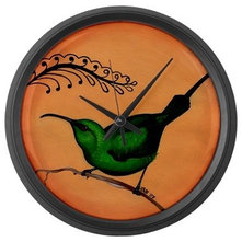 Eclectic Wall Clocks by CafePress