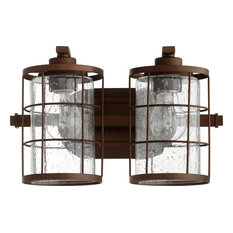 Ellis 2-Light Vanity Fixture, Oiled Bronze