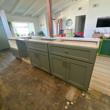 Kim Kitchen Retrofit and New Custom Island