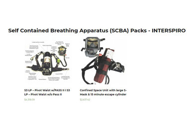 Self Contained Breathing Apparatus Packs | Breathing Air Equipment