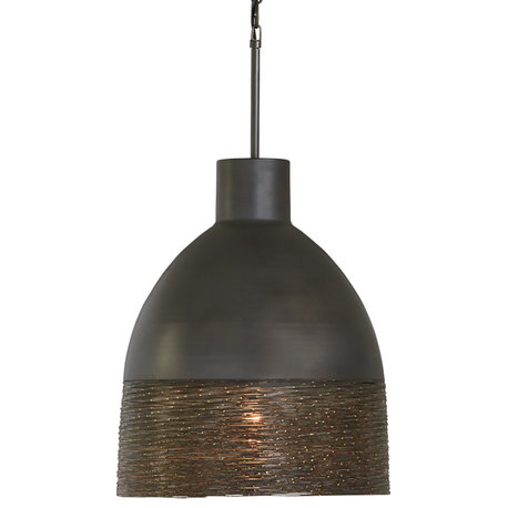 Capital Lighting 335112 Sana 15"W Pendant - Grey Iron