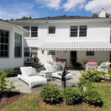 Fairfax Backyard Retreat - Stone patio, walls, walkways, steps