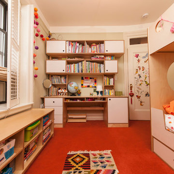 Brooklyn Heights; Sisters share a storage maximized space
