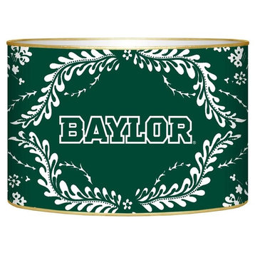 L3114-White Baylor  on Green Provencial