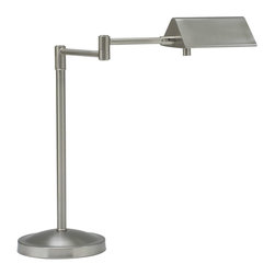 House of Troy Pinnacle Table Lamp in Satin Nickel Finish - Table Lamps