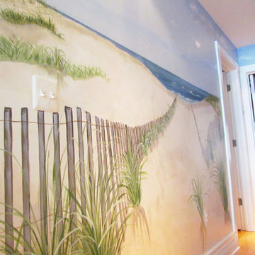 Niche Window Mural for Hallway in Lincroft NJ