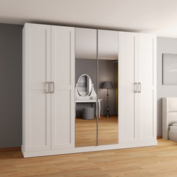 Wardrobe 106 &frac12;&rdquo; In-stock - Armoires And Wardrobes