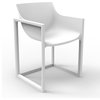 Vondom Wall Street Outdoor/Indoor Dining Chair, White