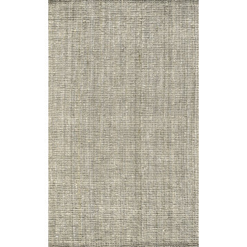 Pata Hand Woven Area Rug, Gray, 3 X 5