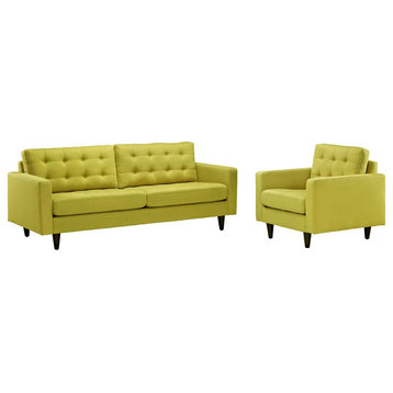 Melanie Wheatgrass Armchair and Sofa Set of 2