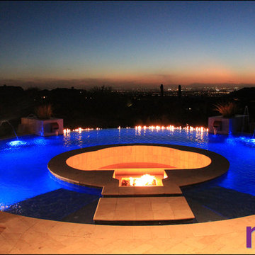 Negative Edge Pools by Mossman Brothers Pools