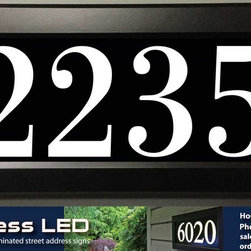 Address LED - illuminated house numbers - House Numbers