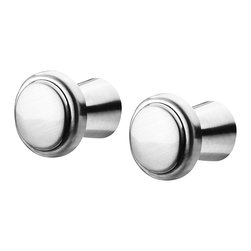 VARNHEM Knob, stainless steel color - Cabinet And Drawer Knobs
