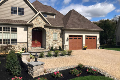 This is an example of a front yard driveway in Other.