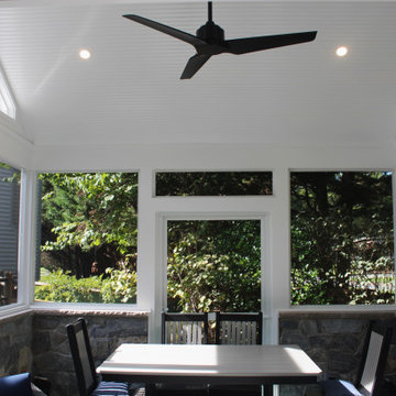 Best screened porch addition remodel in Maryland by Talon Construction Inc.