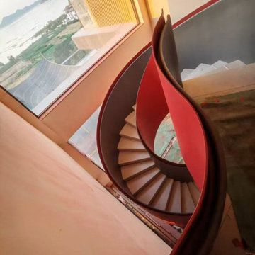 Modern Steel Spiral Staircase