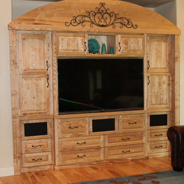 Ash Wood Entertainment Center