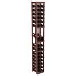 Wine Racks America - 2 Column Display Row Wine Cellar Kit, Redwood, Cherry/Satin F - Make your best vintage the focal point of your wine cellar. High-reveal display rows create a more intimate setting for avid collectors wine cellars. Our wine cellar kits are constructed to industry-leading standards. You'll be satisfied. We guarantee it.