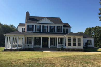 Example of an exterior home design in Other
