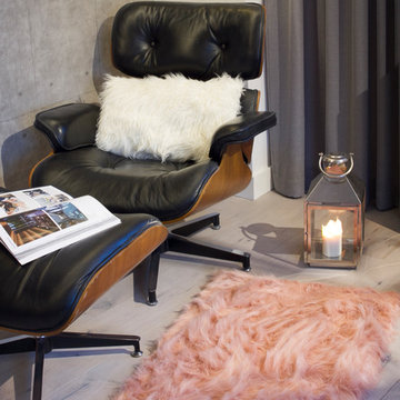 Hudson Faux Fur Rug - Dusty Rose 2x3