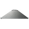 Cosmo 36 in. Wall Mount Range Hood, Ducted, Push Button, Permanent Filters