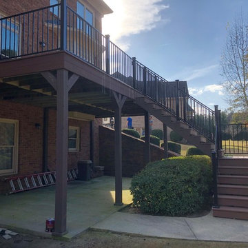 Elevated Deck w/ Vertical Cable Railing