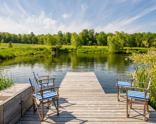 Pond Dock Outdoor Design Ideas, Remodels & Photos