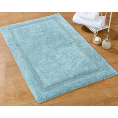 Saffron Fabs 2 Piece Bath Rug Set; Beige