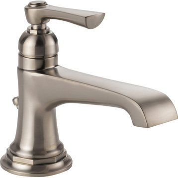 Rook 1.5 GPM Single Hole Bathroom Faucet, Pop-Up Drain Assembly