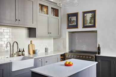 Traditional kitchen in London.