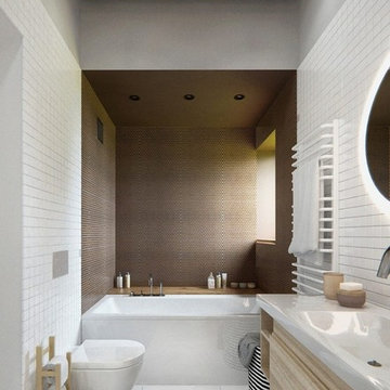 Nội thất căn hộ Penthouse phong cách Scandinavian