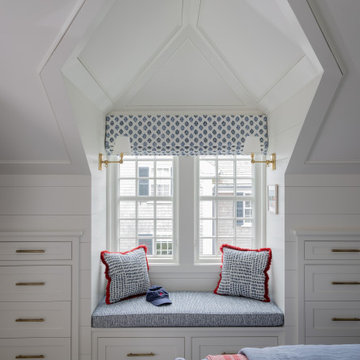 Custom Window Seat with Built-In Storage