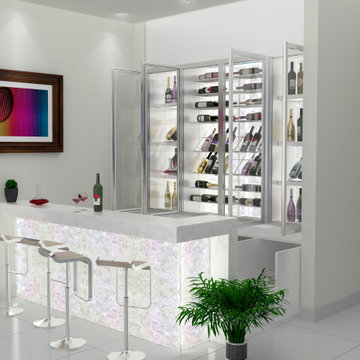 West Palm Beach Wine Wall Cabinet