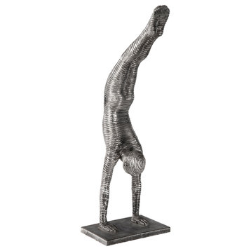 Handstand Sculpture, Aluminum, Small