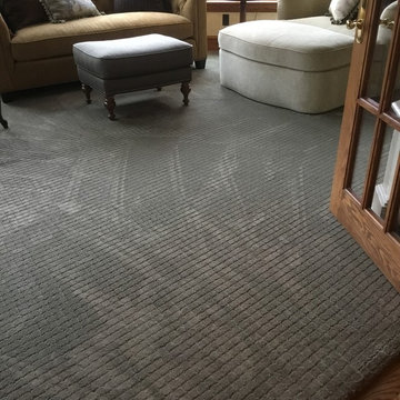 Sunroom | Subtle "Trellis" Carpet