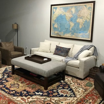 Serapi Oriental Rug completes this living room dream space!