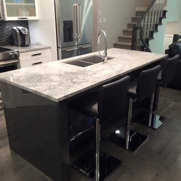 High Gloss White Kitchen