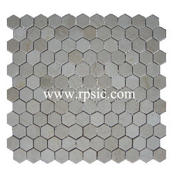 MH-32 HEXAGON CREMA MARDIL 1IN - Mosaic Tile