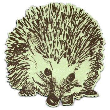 Green Round Hedgehog Magnet
