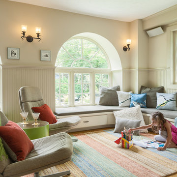 Mt. Airy Transitional Sunroom / Living Room