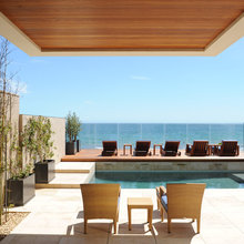 back yard, deck