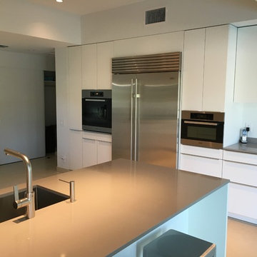 White Kitchen and Laundry