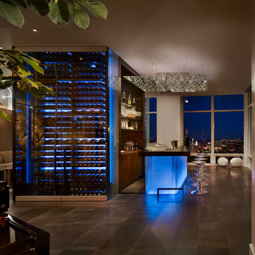Contemporary Home Bar
