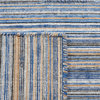 Safavieh Kilim Klm313M Striped Rug, Blue/Yellow, 2'3"x9'