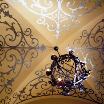 Stencil & Hand Painting Work